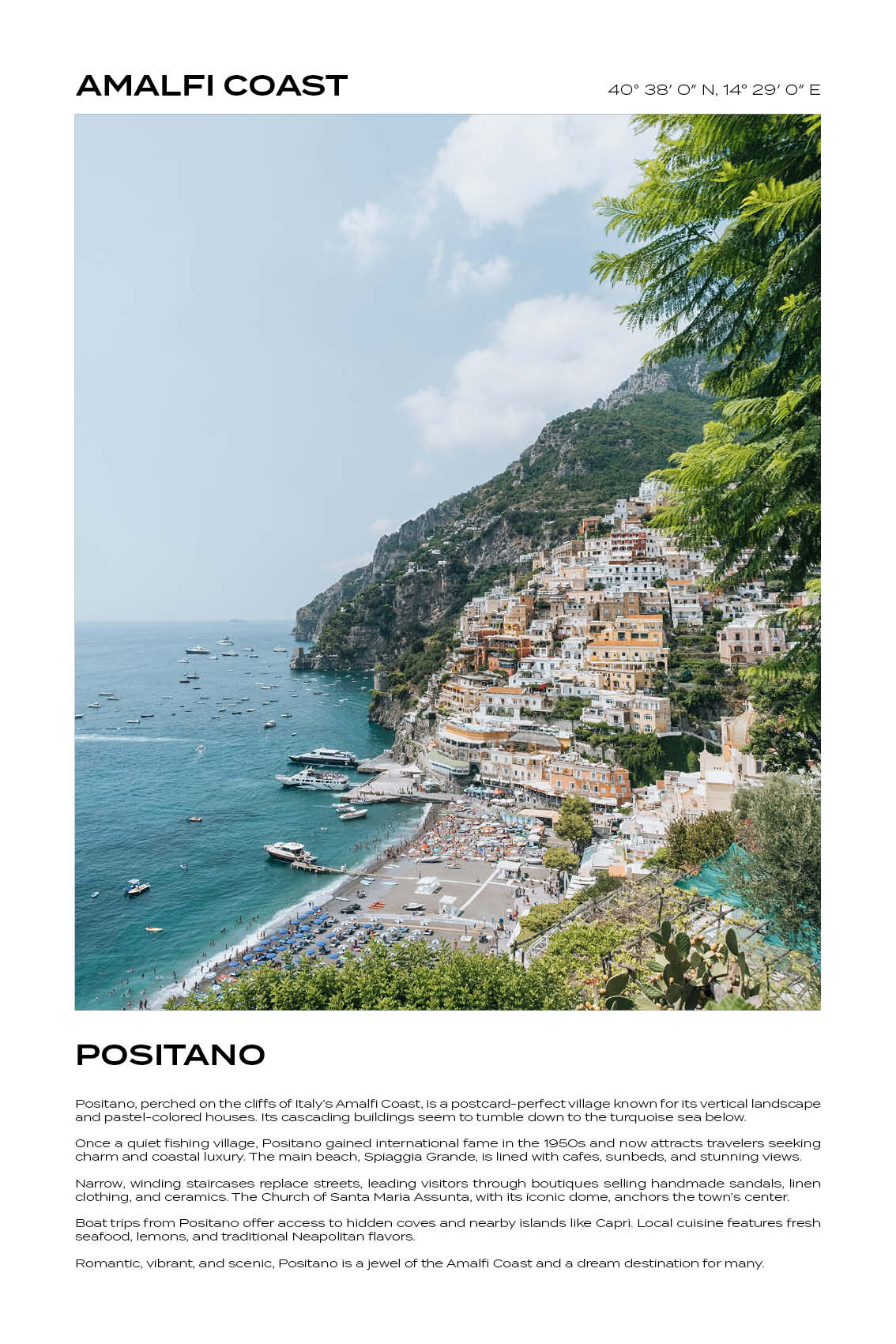Amalfi Coast -  Positano II