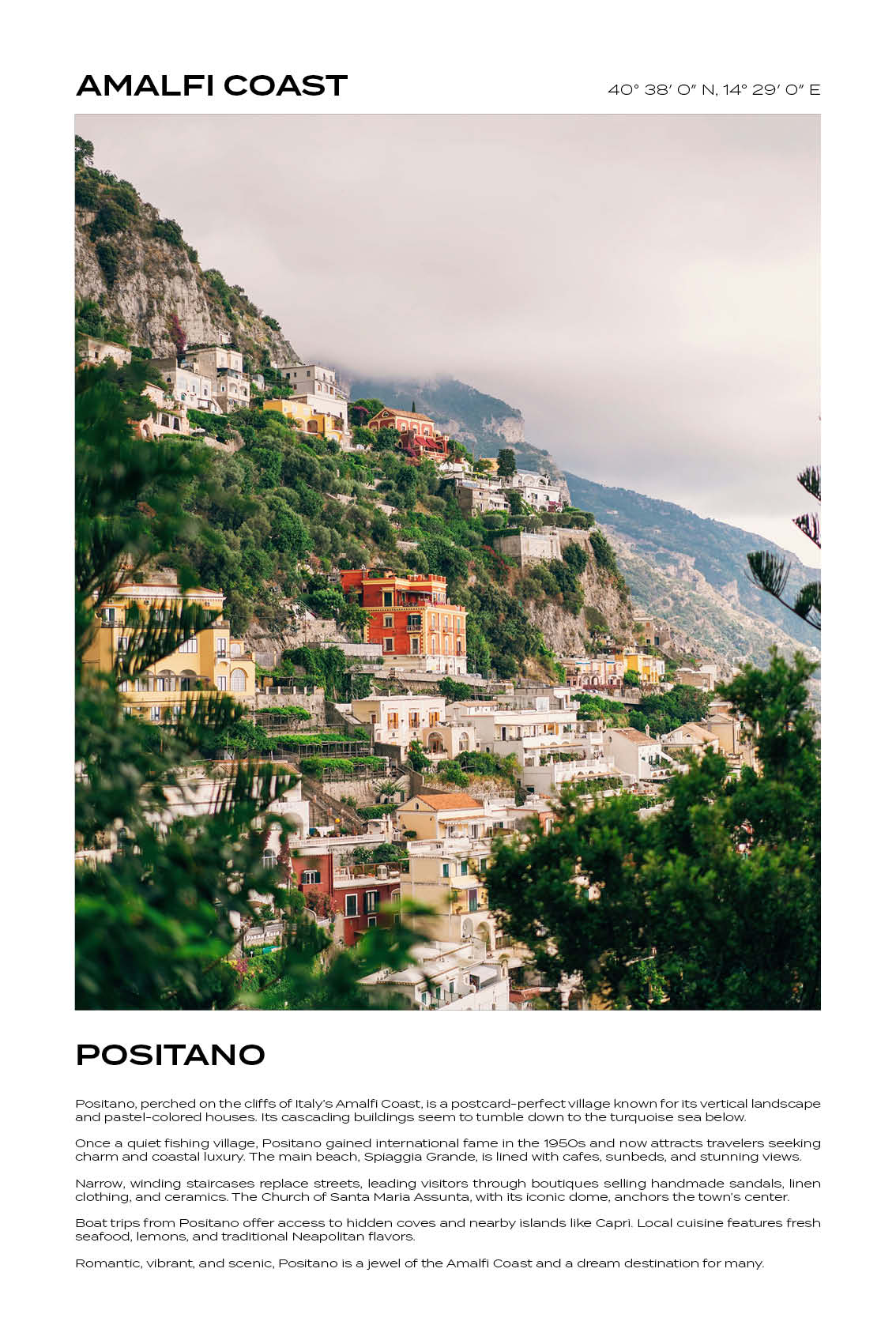 Amalfi Coast -  Positano III