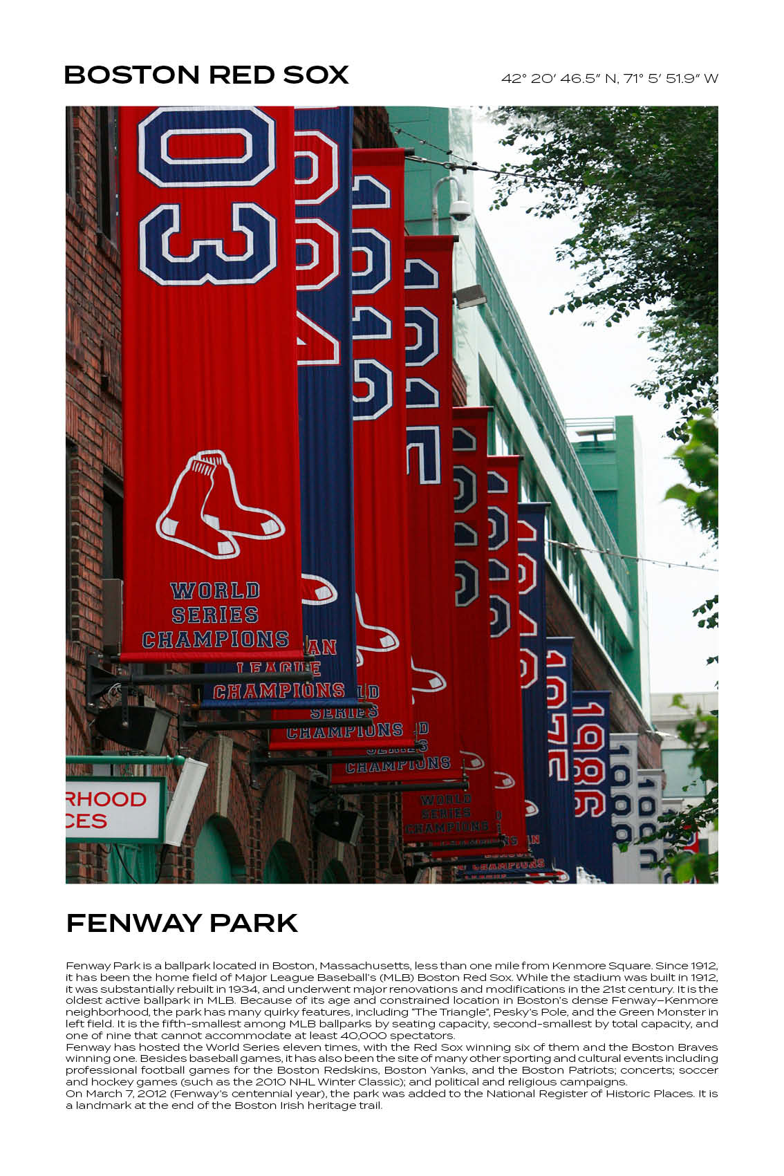 Boston Red Sox – Fenway Park IV