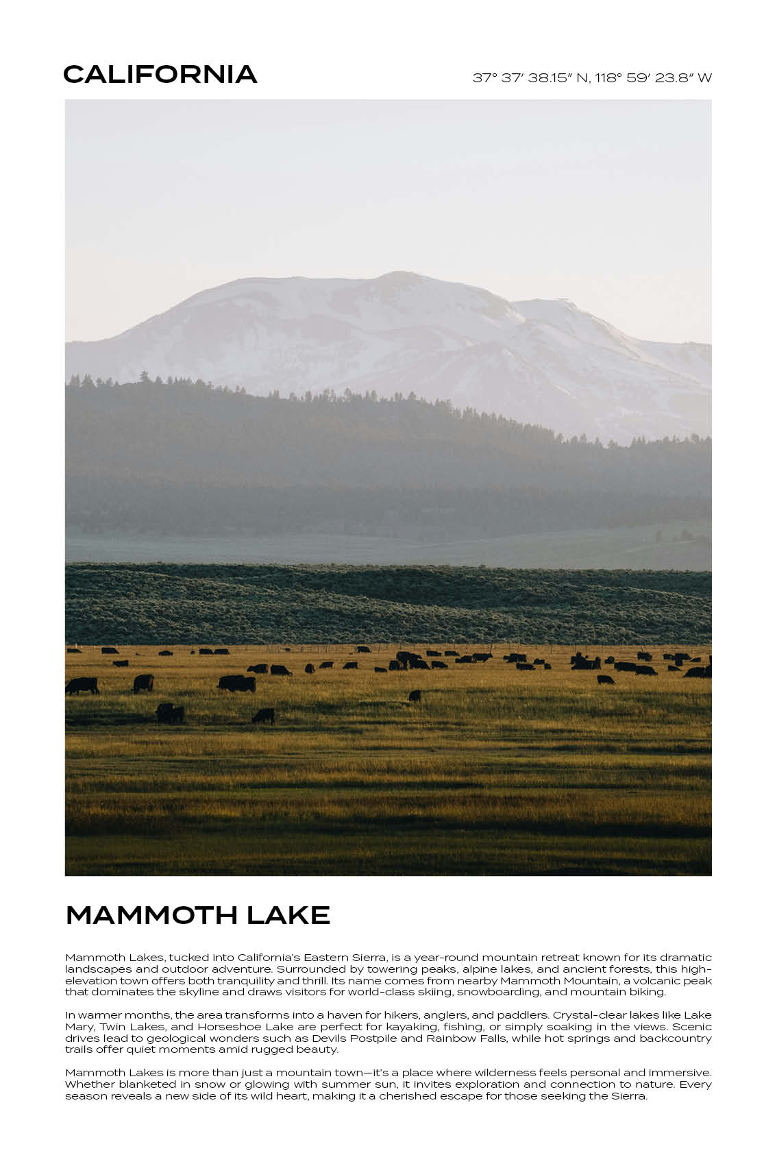 California - Mammoth Lake I