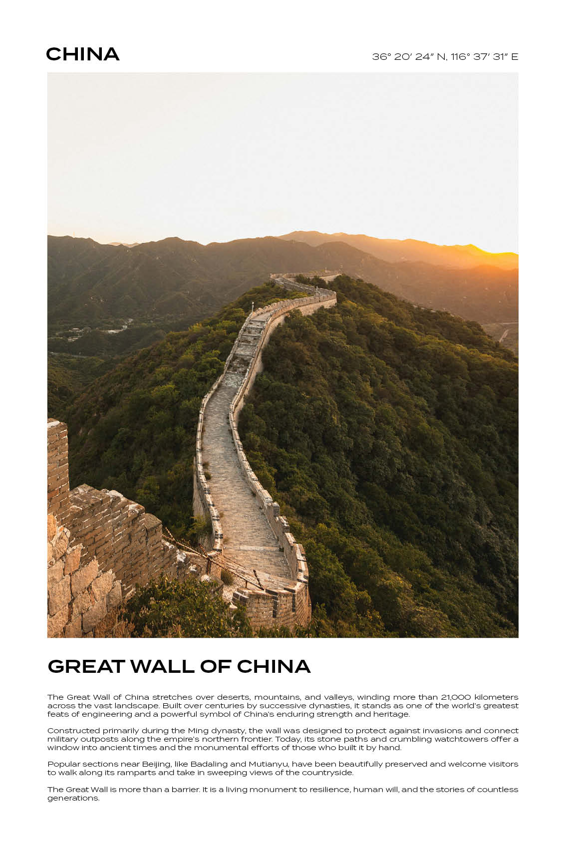 China - Great Wall of China I