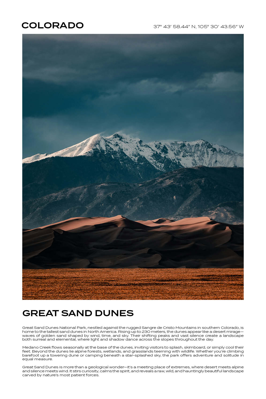 Colorado - Great Sand Dunes I