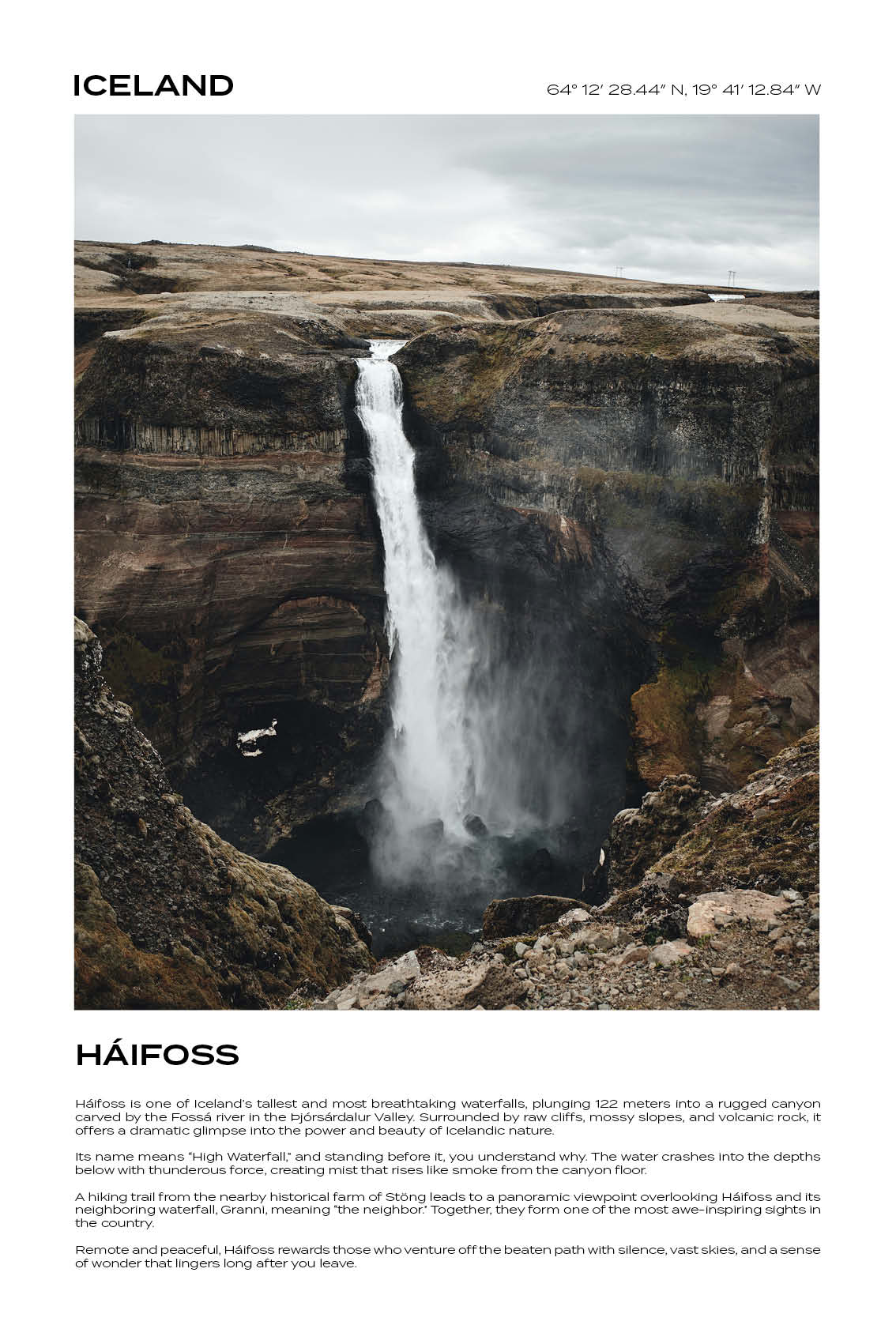 Iceland - Háifoss I