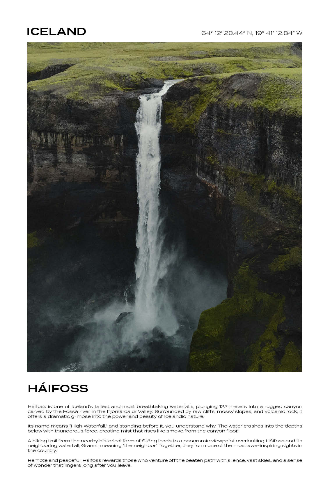 Iceland - Háifoss III