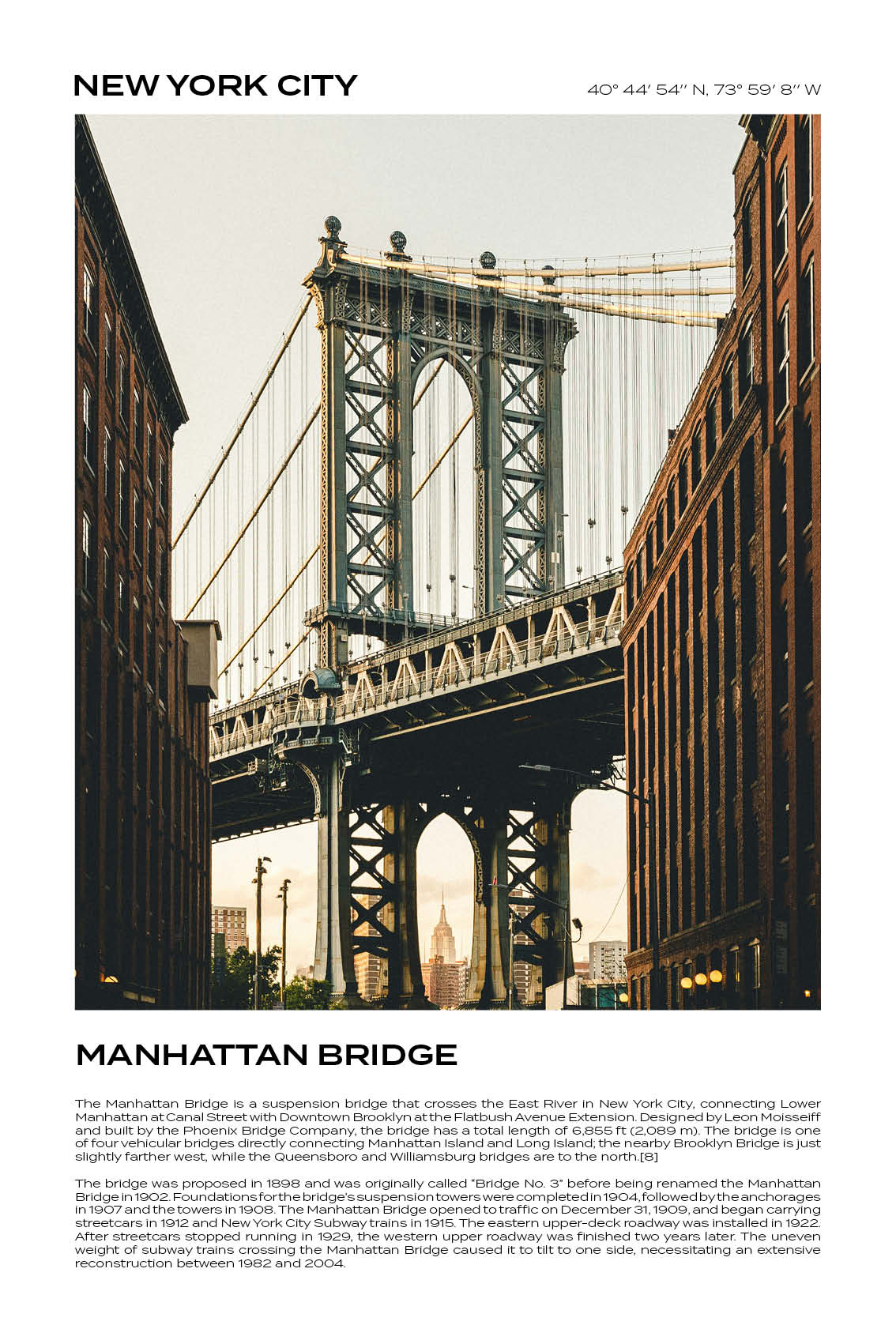 New York City - Manhattan Bridge I