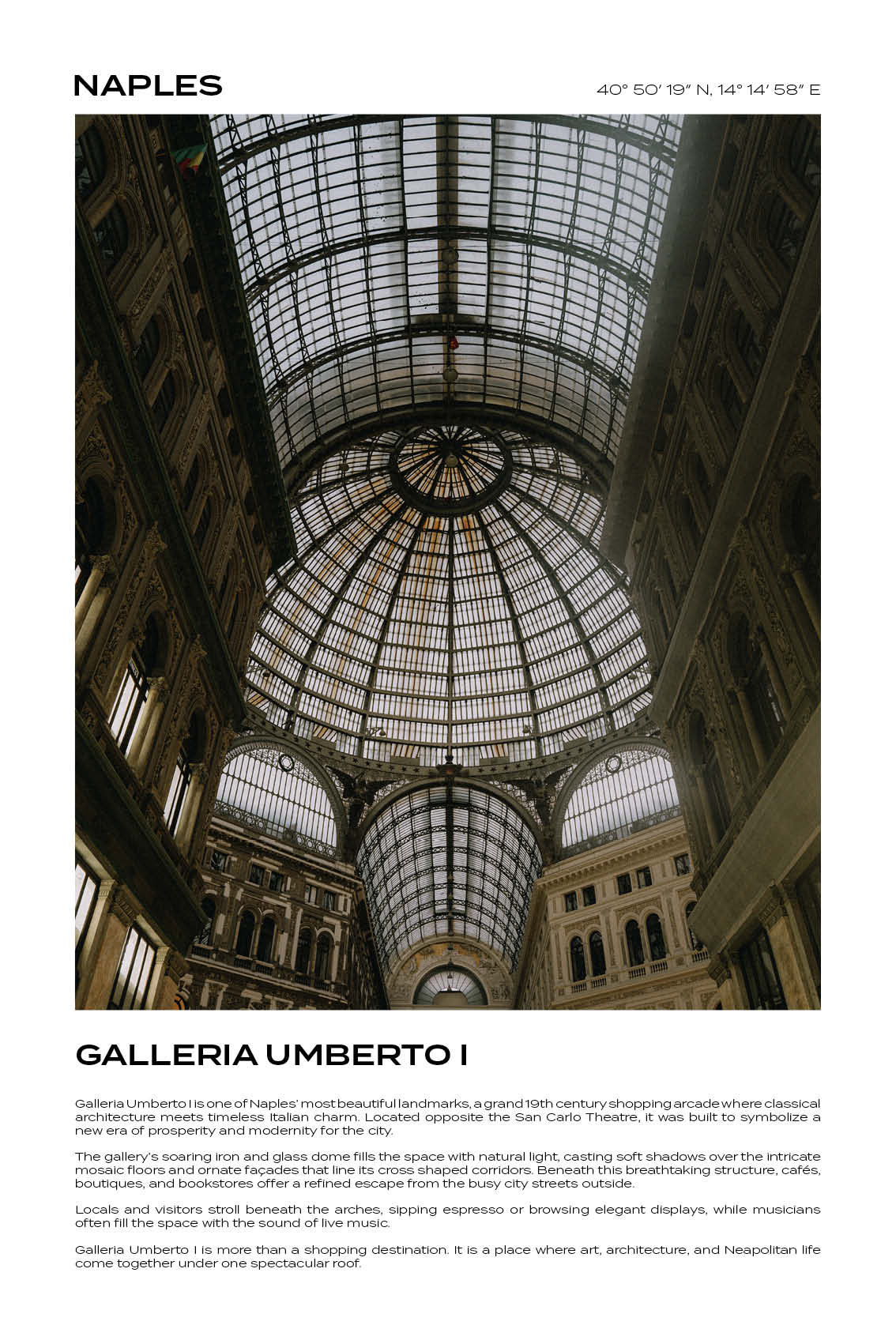 Napels - Galleria Umberto I