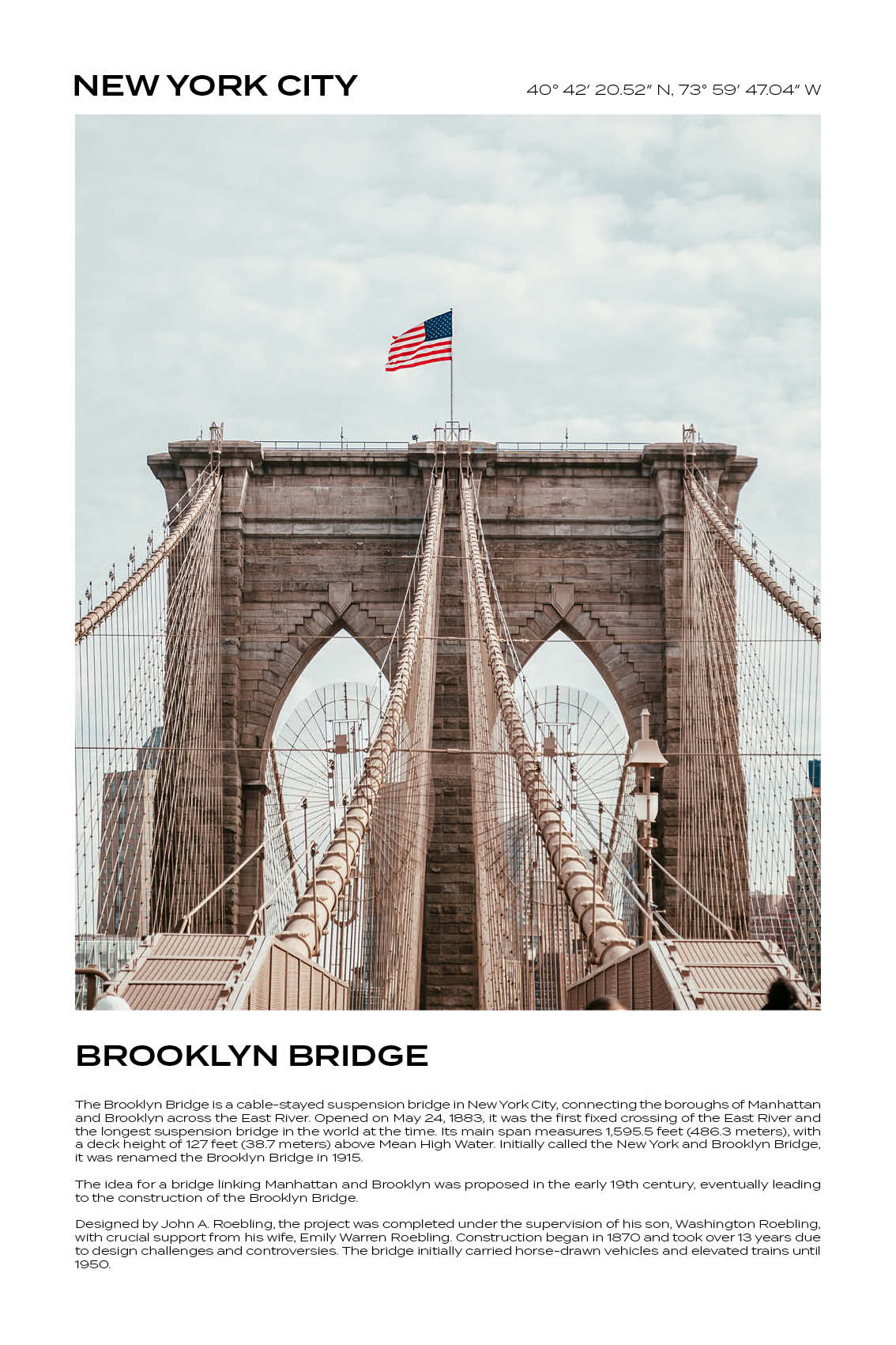 New York City - Brooklyn Bridge I