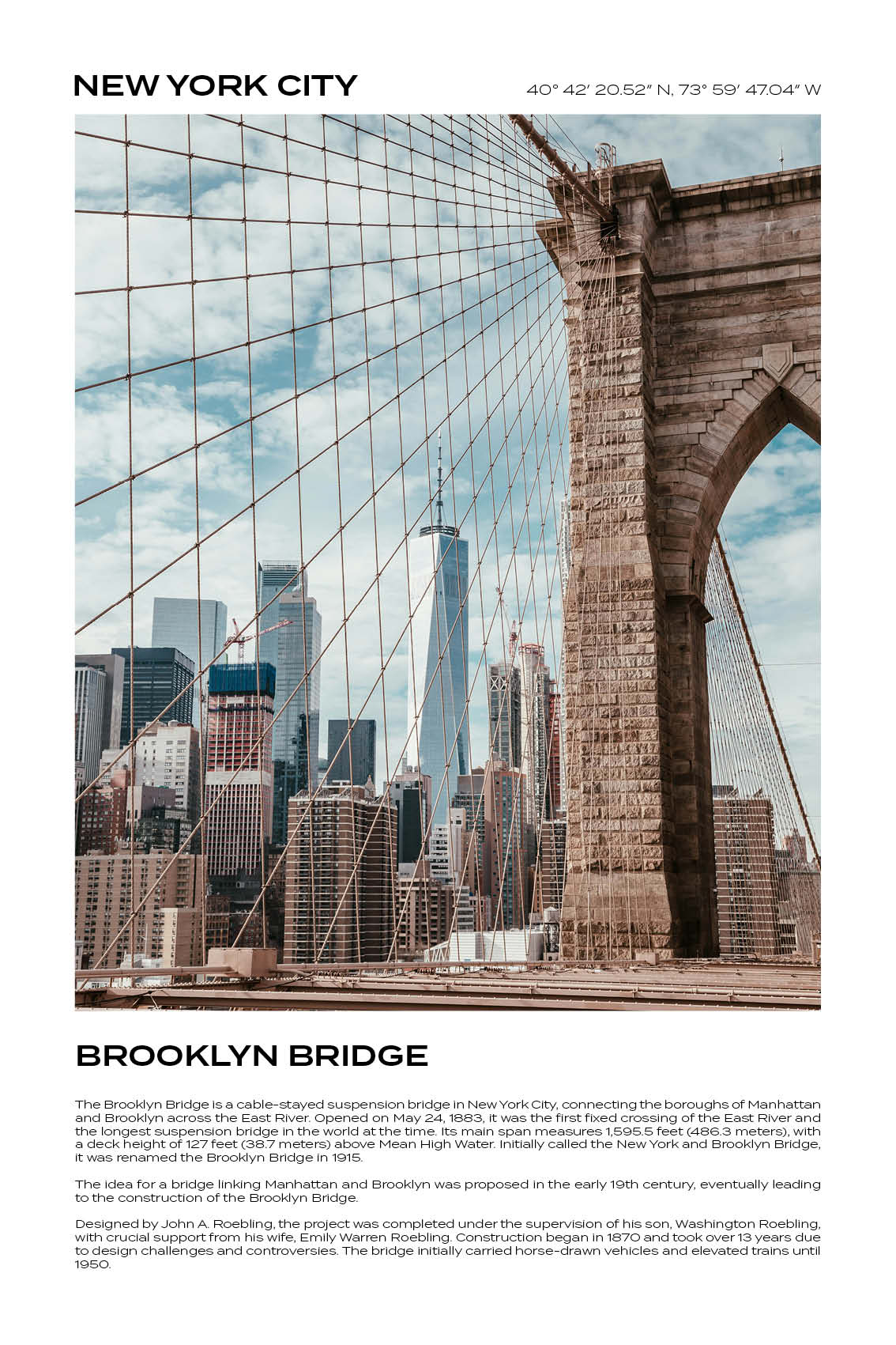 New York City - Brooklyn Bridge II