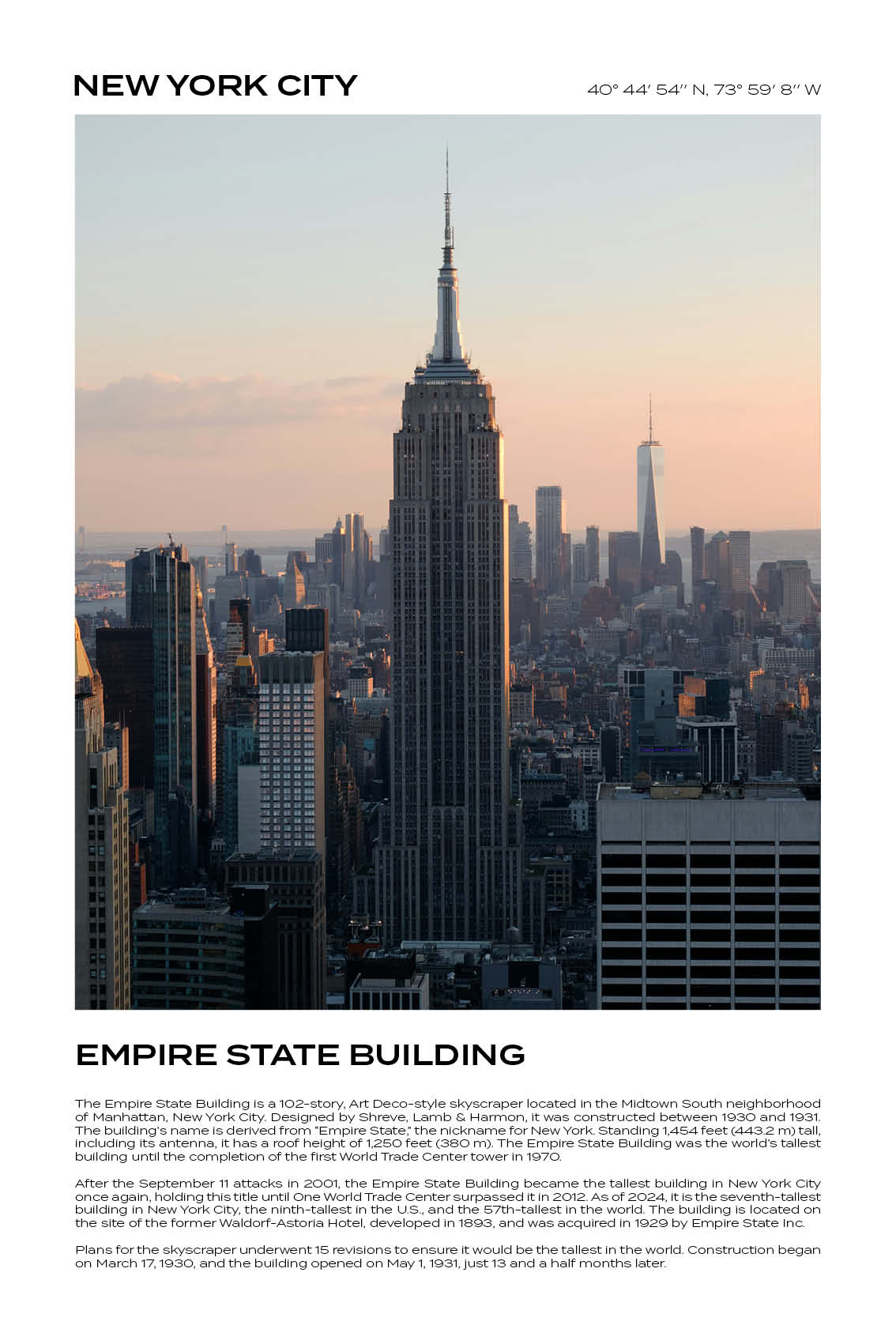 New York City - Empire State Building I