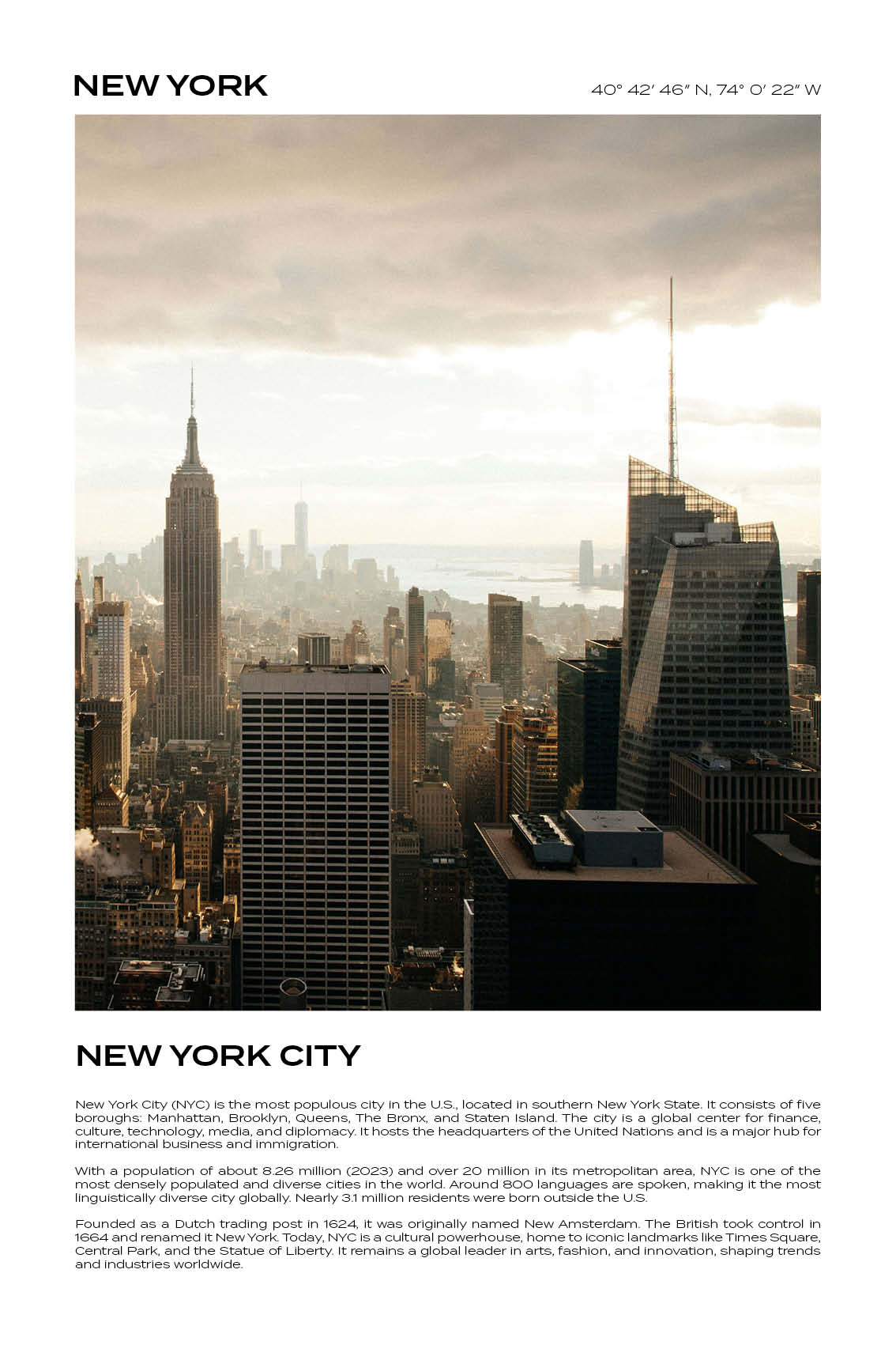 New York - New York City I