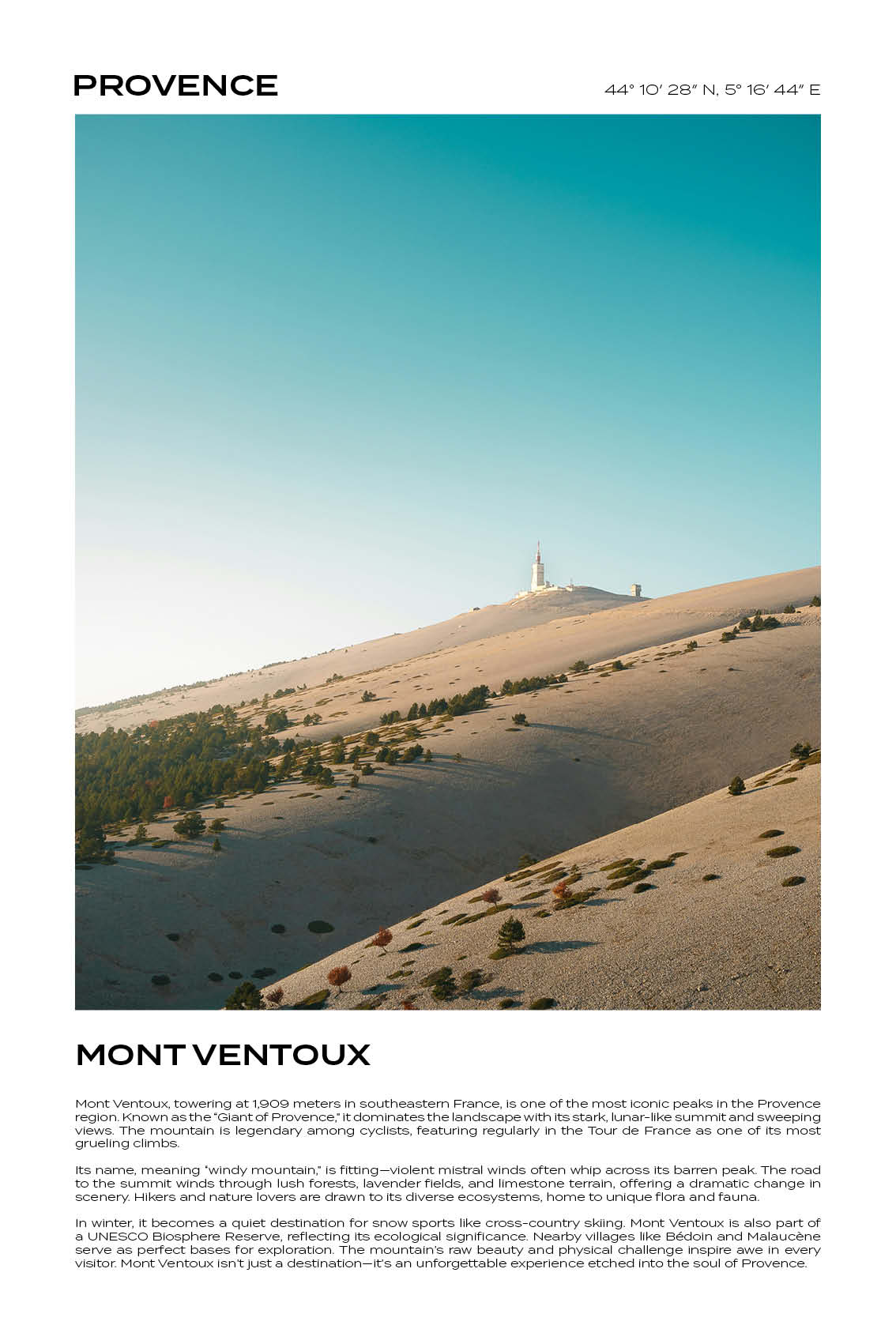 Provence Alpes Côte d'Azur - Mont Ventoux I
