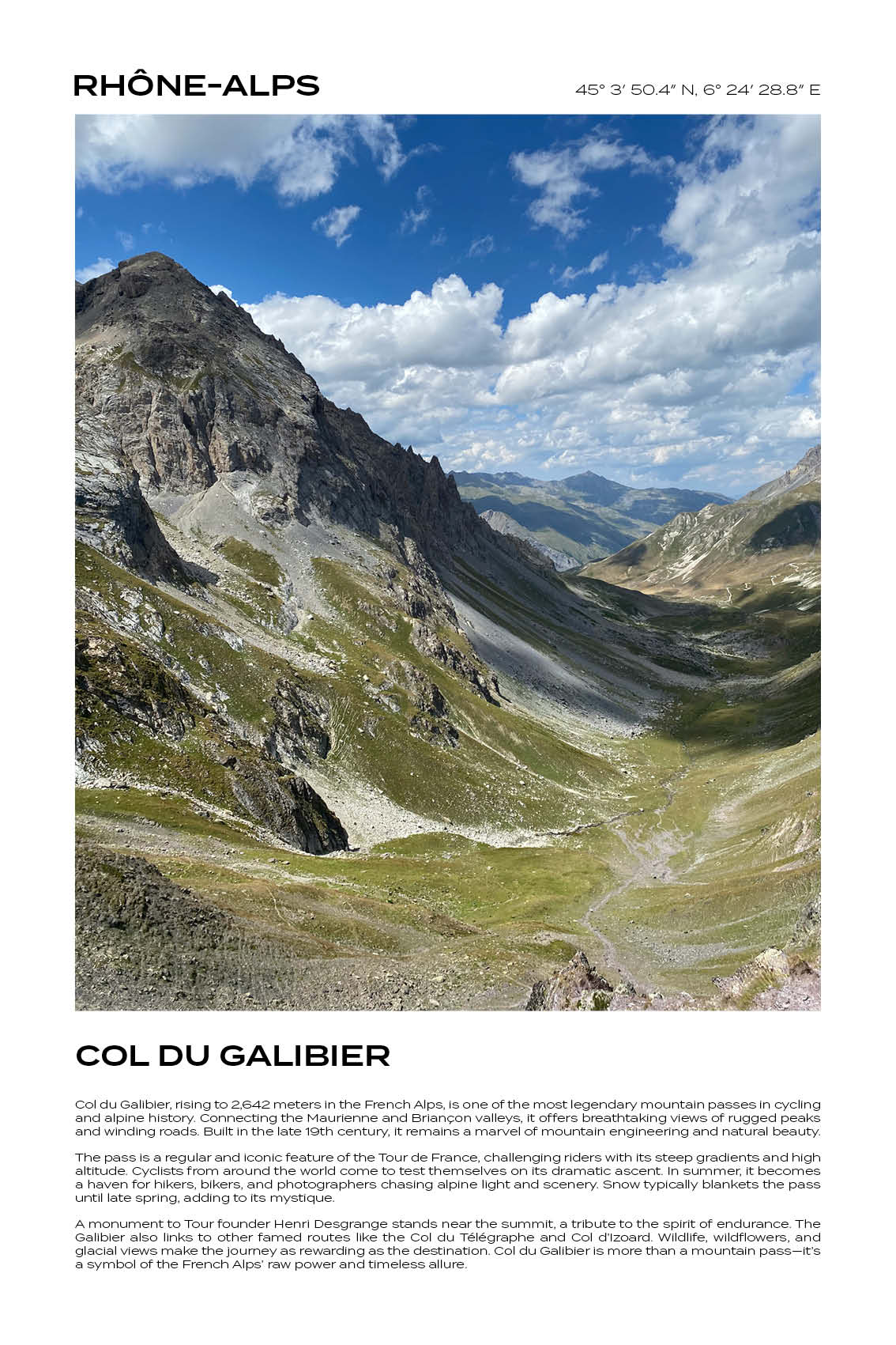 Rhône Alps - Col Du Galibier I