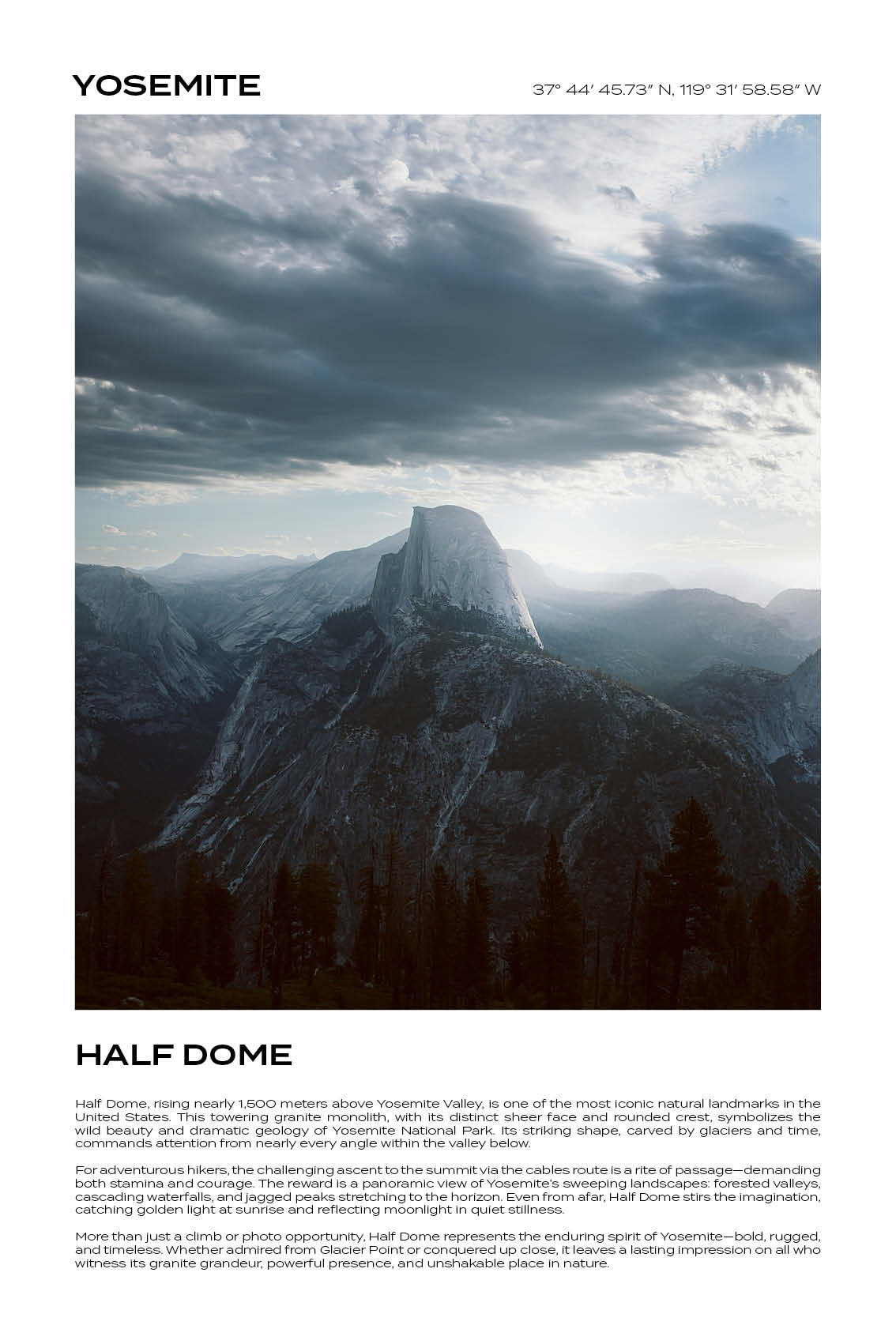 Yosemite – Half Dome I