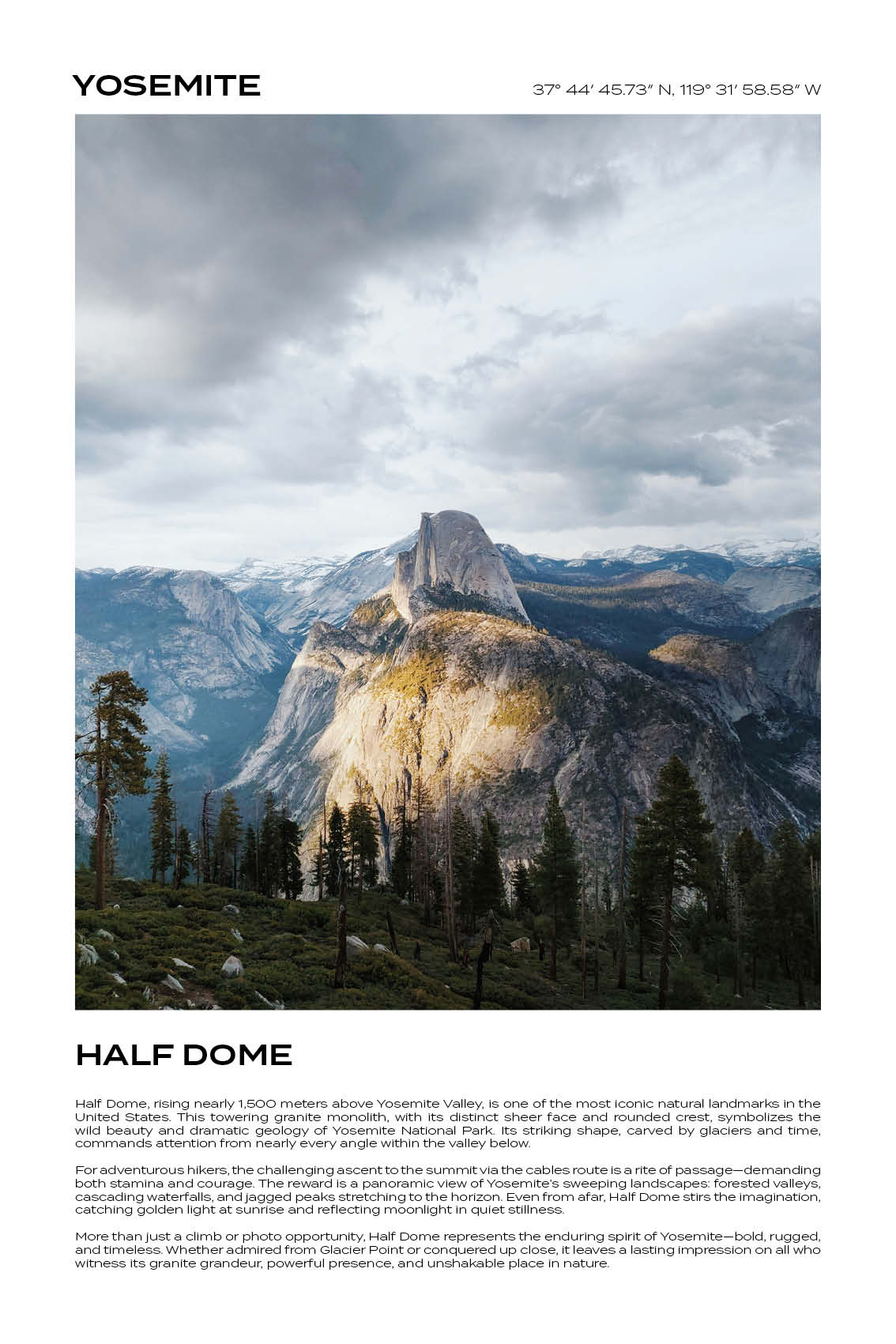 Yosemite – Half Dome II