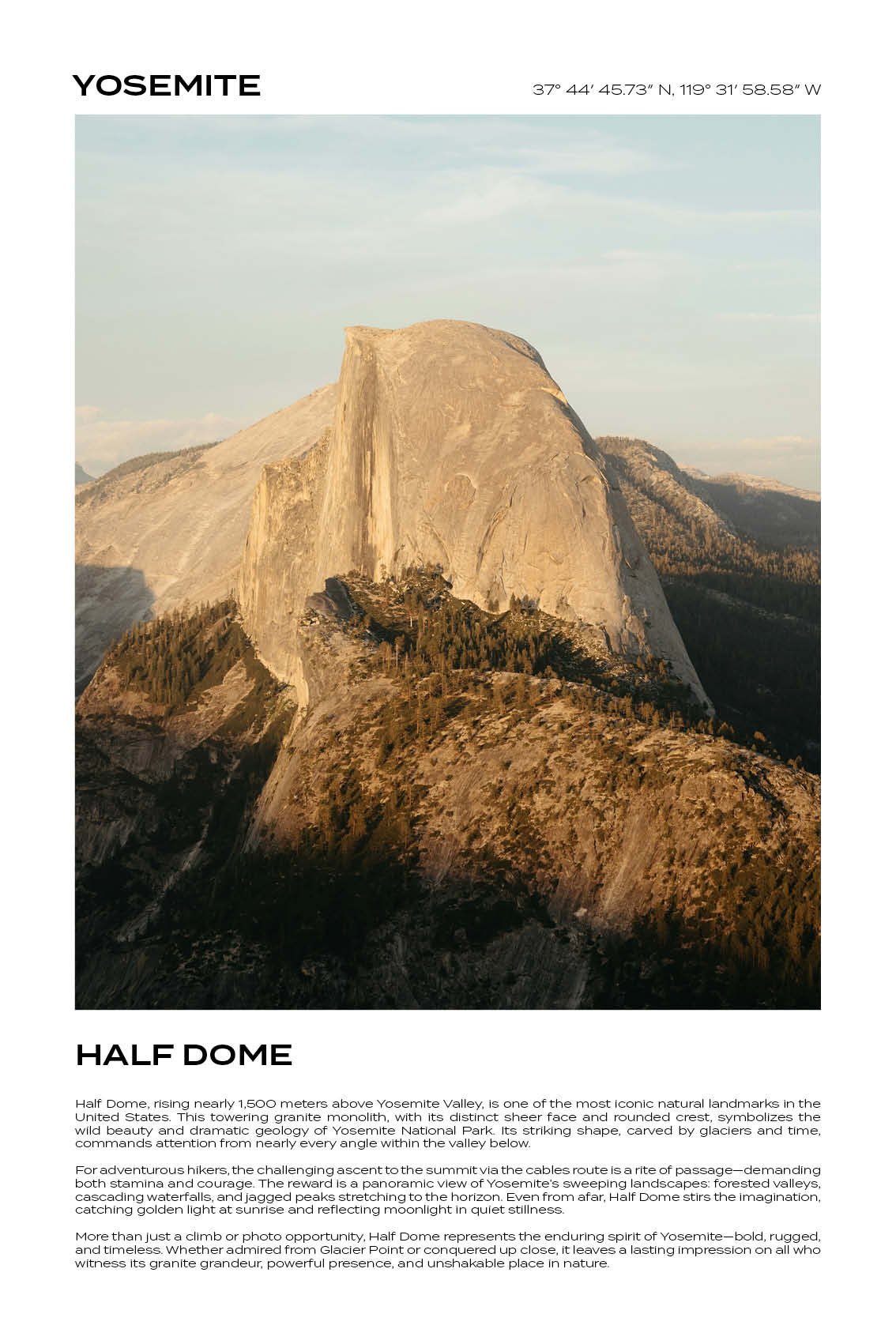 Yosemite – Half Dome III