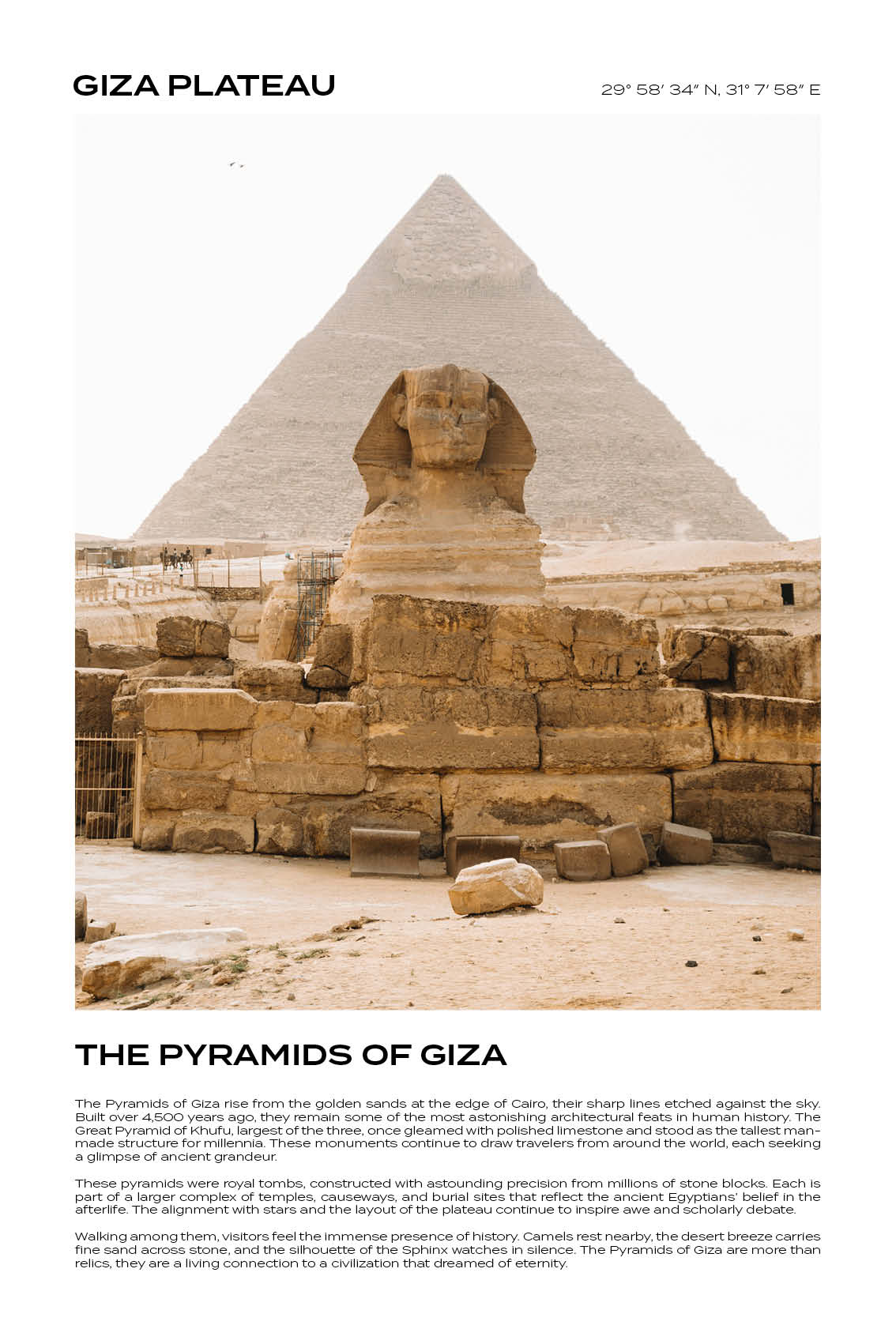 Giza Plateau -  The Pyramids of Giza I