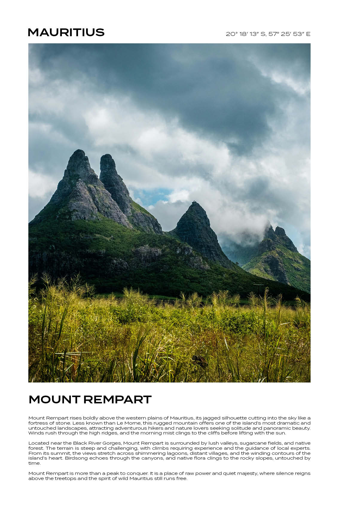 Mauritius - Mount Rempart I