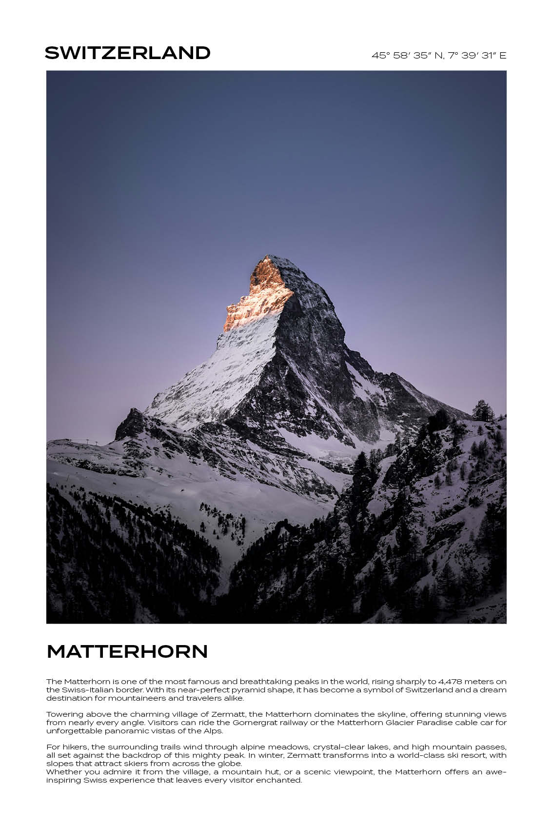 Switzerland - Matterhorn III