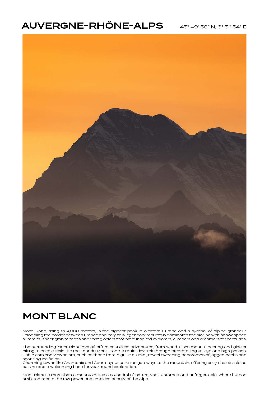 Auvergne-Rhône-Alps - Mont Blanc II
