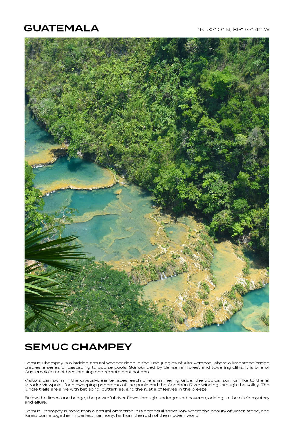 Guatemala - Semuc Champey I