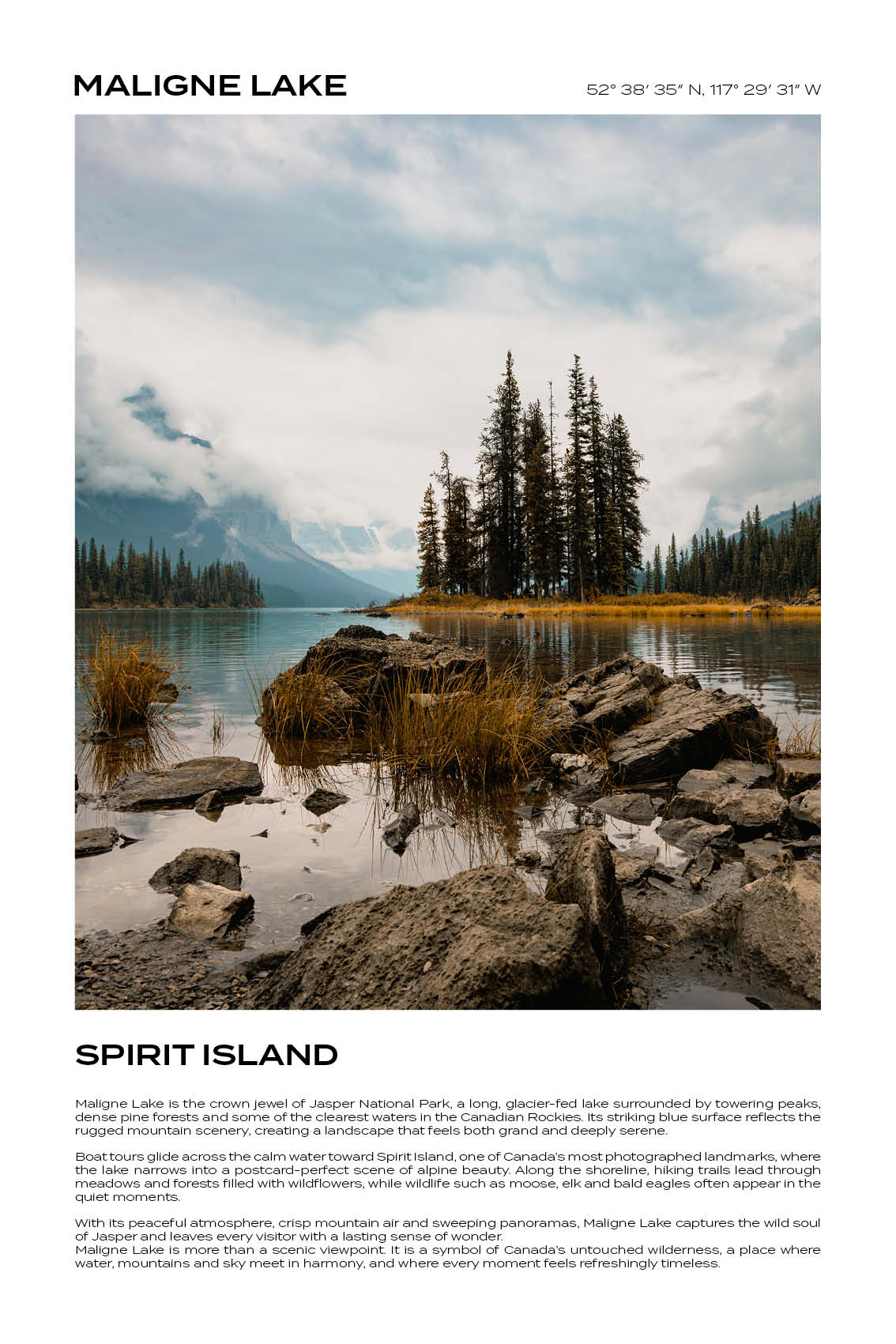 Maligne Lake I - Spirit island I
