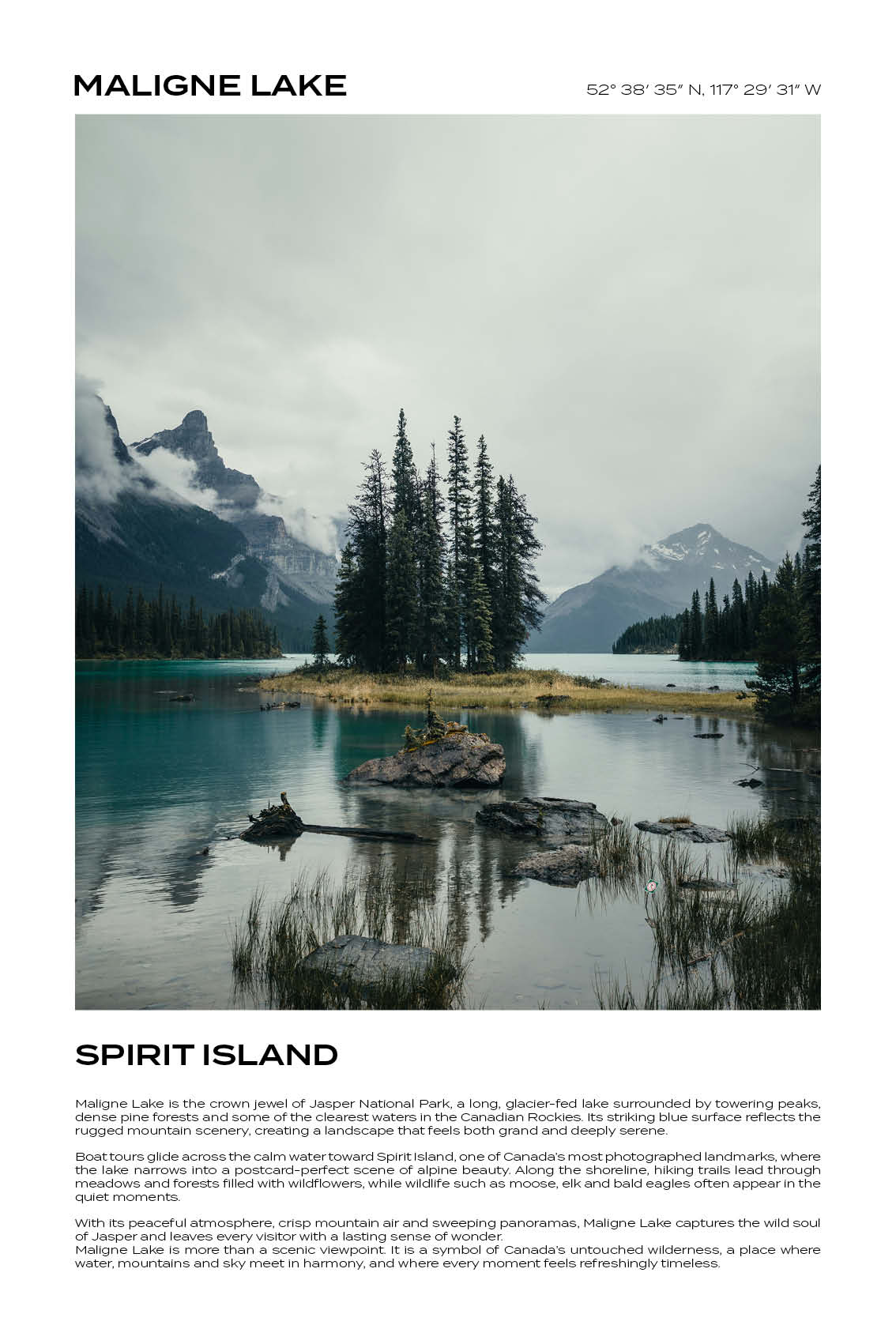 Maligne Lake I - Spirit island II