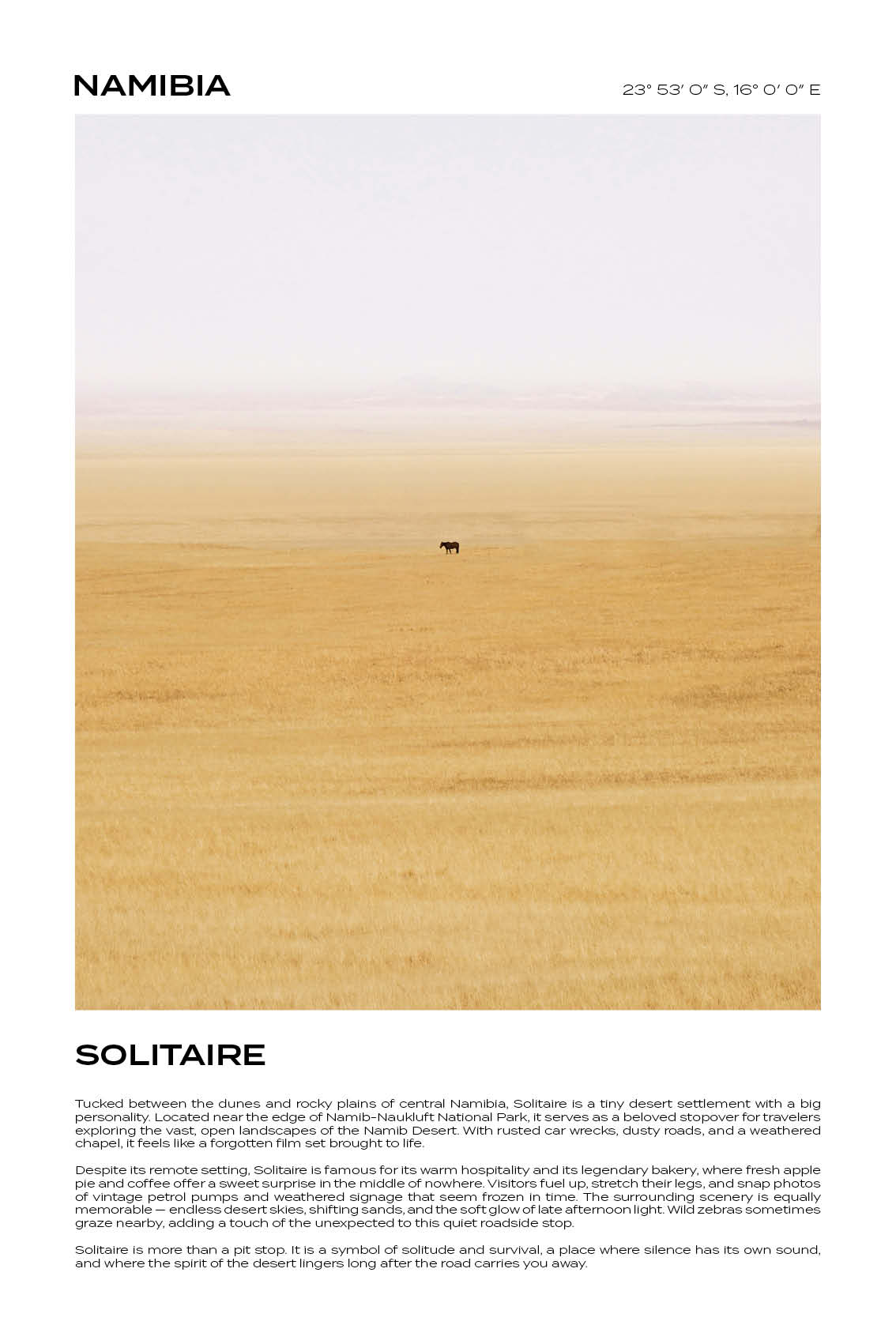 Namibia - Solitaire II