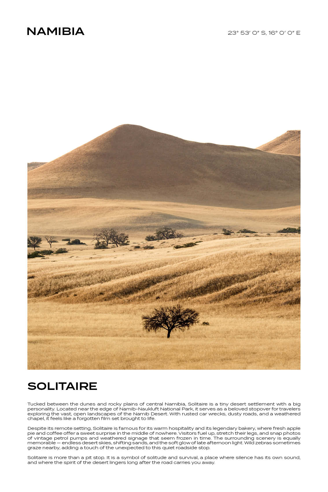 Namibia - Solitaire III