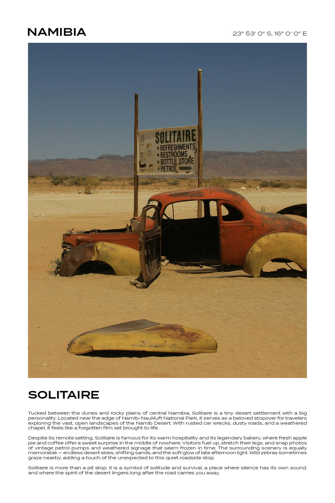 Namibia - Solitaire IV