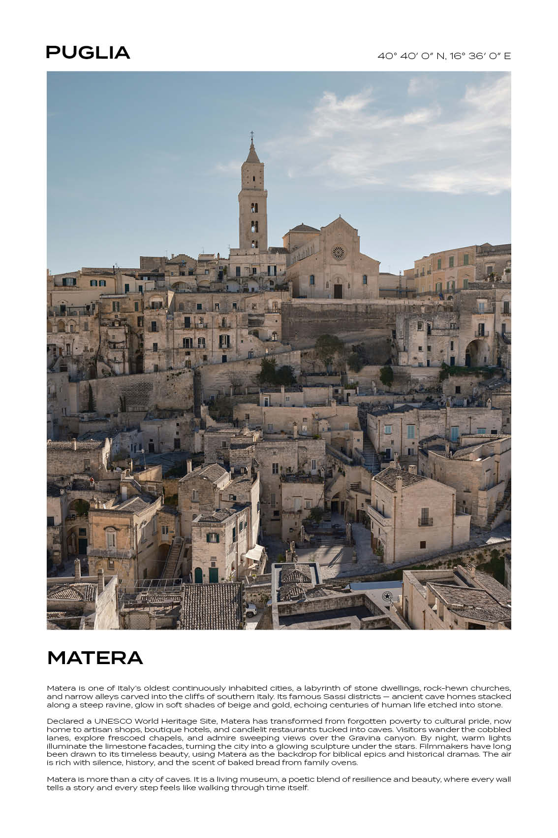 Puglia - Matera I